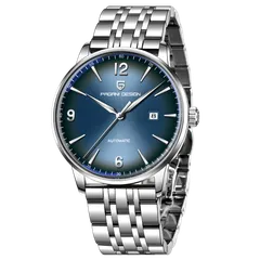 Pagani Design PD-1832 with blue gradient dial on steel bracelet