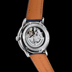 Pagani Design PD-1832 display caseback engraved PD-1832 and "Water resistant 100M", with a Pagani-signed rotor