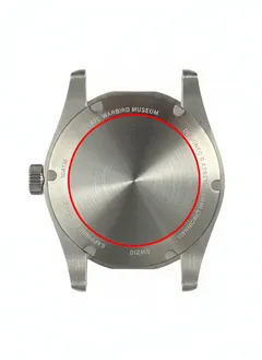 Cincinnati Watch Company P-40 A-11 Pilot Manual Wind, solid steel caseback engraved for the Tri-State Warbird Museum