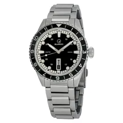 Islander Greenport with black dial, white accents and black 12-hour bezel