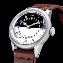 Thorn A11 GMT (SHY041) dial and steel case at an angle