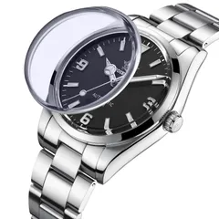 Addiesdive AD2112 with the domed crystal lifted off the case