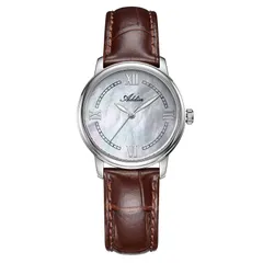 Addies AW25906 with mother-of-pearl dial and silver Roman numerals
