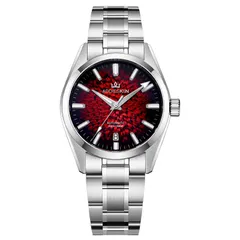 AddiesKIN K003 with red ice-crack textured dial