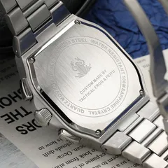 Tactical Frog VK64 TV Chronograph case back engraved "Custom made by Tactical Frog & Feiyu"