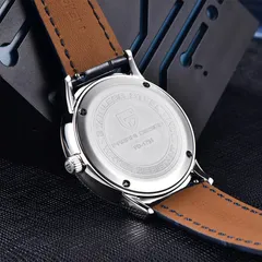 Pagani Design PD-1795 solid caseback held by four screws, engraved PD-1795, water resistant 100M