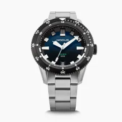 Nodus Deep Blue Orthodox, blue gradient dial, crown at 3
