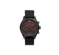 echo/neutra Averau Ceramic Chrono "Amaranth" one-of-a-kind with red accents