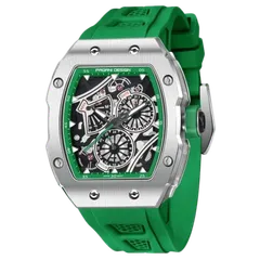 Pagani Design PD-YS012 with green accents on green strap