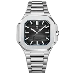 Pagani Design PD-YS019 with black dial on steel bracelet