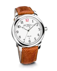 JS Watch Co. Reykjavik Islandus White Arabic