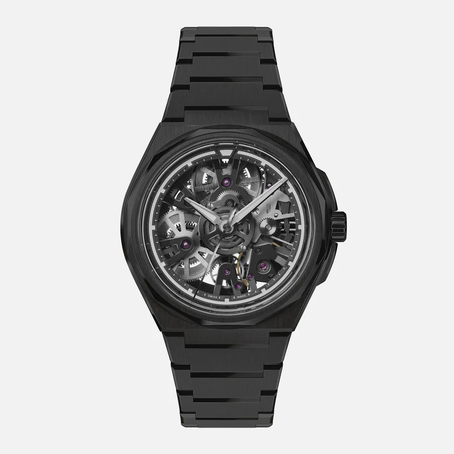 Christopher Ward Twelve X Black Shadow, Black Shadow on DLC steel bracelet