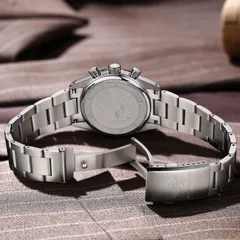 Addiesdive AD2539 solid caseback and signed fold-over clasp