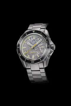 Zelos Swordfish 300m Diver NH35, meteorite dial, black ceramic bezel