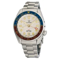 Islander JFK Automatic GMT with White Cloud dial and Pepsi bezel