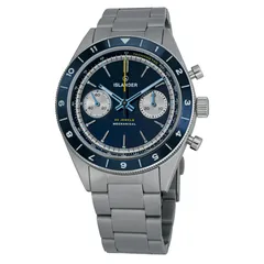 Islander Bridgehampton chronograph with deep blue dial and blue bezel