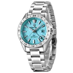 Pagani Design PD-1792 GMT with textured sky blue dial