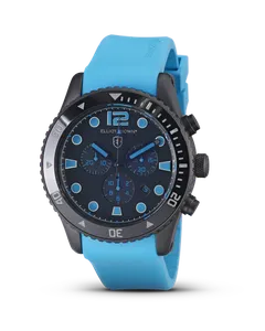Elliot Brown Bloxworth Vapour-Blasted Gunmetal, Black Dial
