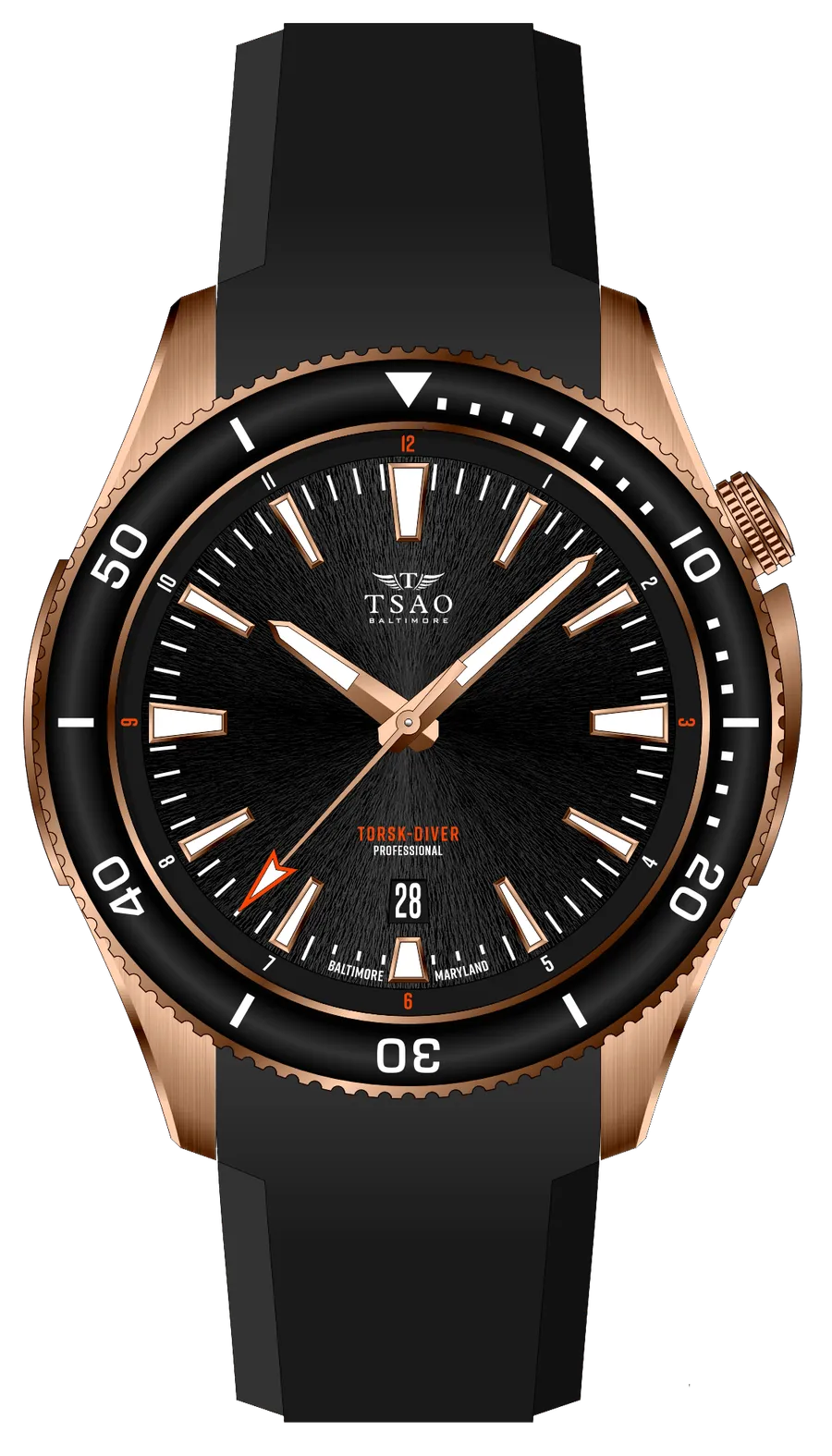 Tsao Baltimore Bronze Torsk-Diver Pro Onyx Black
