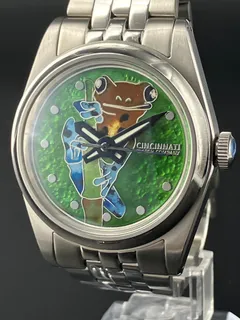 Cincinnati Watch Company Poison Dart Frog, three-quarter view