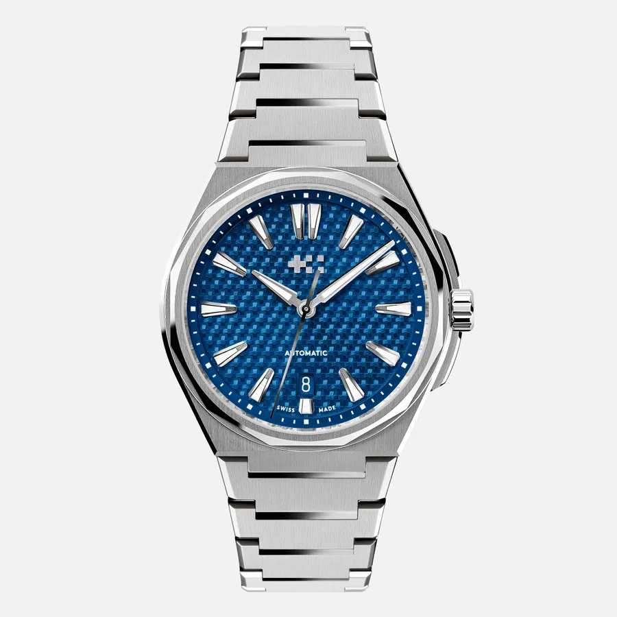 Christopher Ward The Twelve 40mm, Nordic Blue dial on steel bracelet