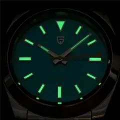 Pagani Design PD-1733 in the dark, with lume on the hands and indices