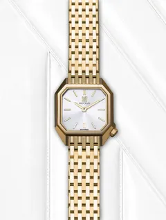 March LA.B Lady Mansart Continental, gold PVD case