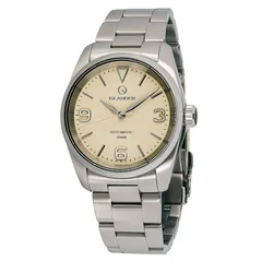 Islander Manhasset with cream 3-6-9 dial on 3-link steel bracelet