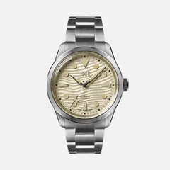 Christopher Ward C65 Dune Aeolian, White Sand on Bader bracelet