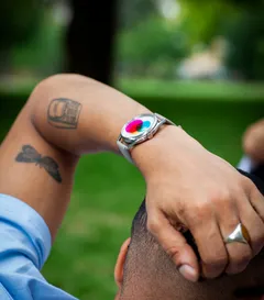 Mr Jones Colour Venn on the wrist