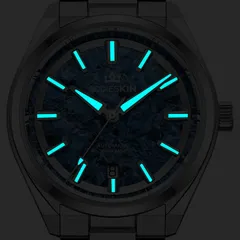 AddiesKIN K006 lume shot, hands and indices glowing blue
