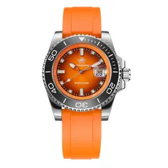 Addiesdive AD2089 orange on the orange silicone strap
