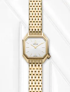 March LA.B Milady Mansart Continental, gold PVD case