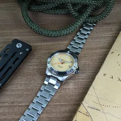 Aquatico Dolphin with cream dial