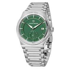 Pagani Design PD-YS029 with green dial on steel bracelet