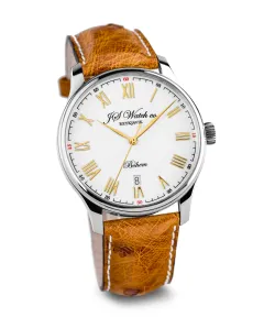 JS Watch Co. Reykjavik Gilbert Bóhem White