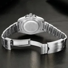 Cadisen C8217 solid caseback and fold-over clasp