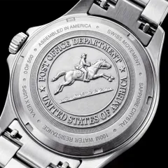 Vaer C5 Postmaster caseback with Post Office Department seal, engraved "of 500"