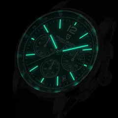 Pagani Design PD-YS008 lume shot showing lumed hands and indices