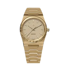 Pagani Design PD-YS020 with gold dial on gold-tone bracelet