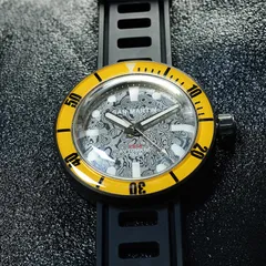 San Martin SN001-D-DLC Damascus steel dial