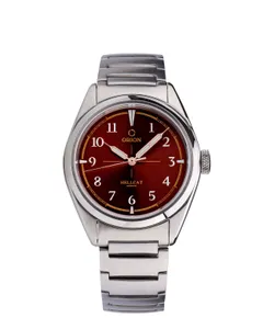 Orion Hellcat, burgundy no-date dial, on bracelet