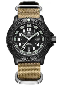 Addiesdive 050S on the khaki nylon strap