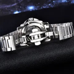 Pagani Design PD-1820 steel bracelet with signed butterfly clasp