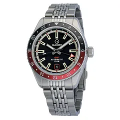 Islander Port Jefferson GMT with black dial and black and red bezel