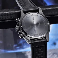 Pagani Design PD-1822 black solid caseback engraved PD-1822 and Japan movt