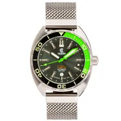 Ocean Crawler Core Diver GMT, Black/Green
