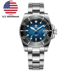 Addiesdive AD2536 with dark blue gradient dial (U.S. warehouse badge)