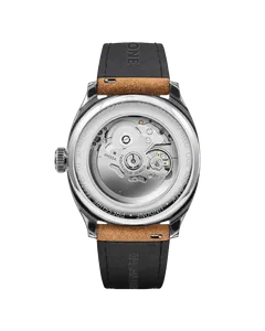 Undone Terra see-through caseback showing the NH35 movement