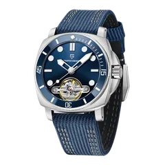 Pagani Design PD-1833 with blue dial on blue nylon strap